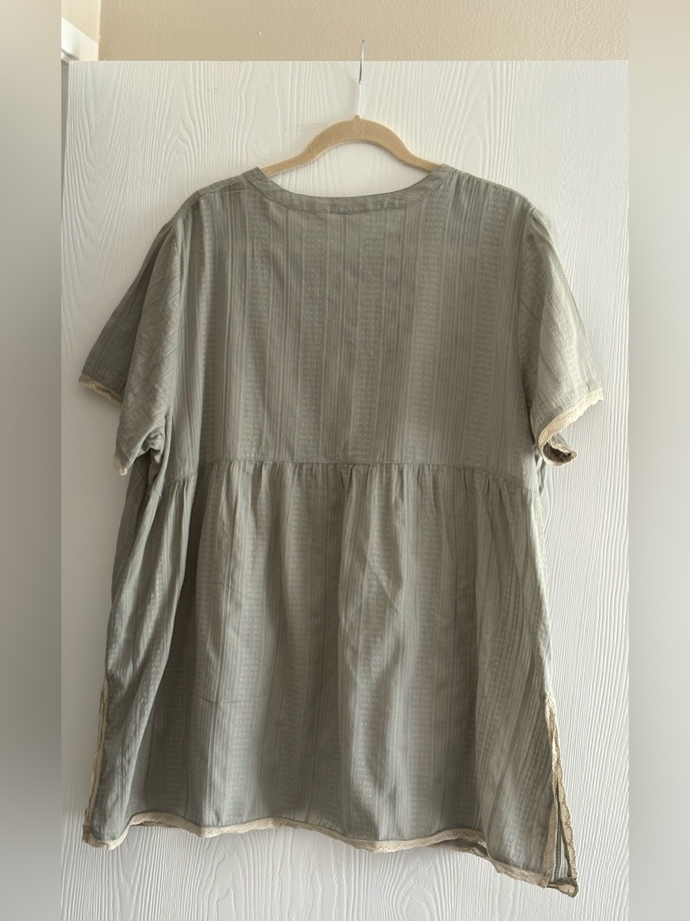 Logo lightweight short sleeve 100% cotton tunic top with stunning embroidery XL - Picture 7 of 7
